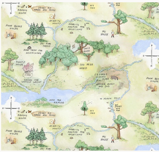 CLASSIC WINNIE GREEN MAP