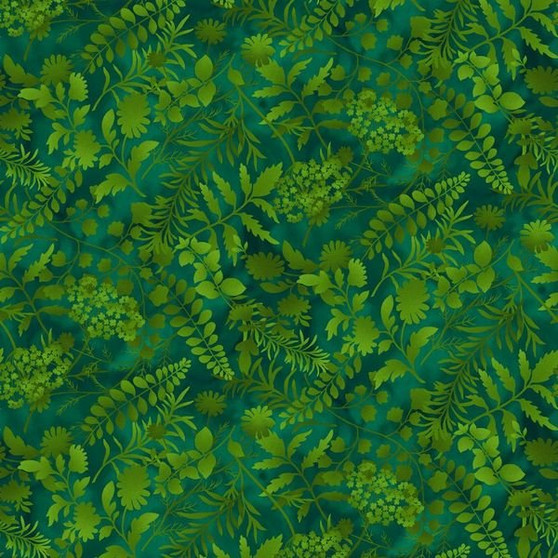 BUTTERFLY BOUTIQUE FOREST GREEN FOREST FERNS