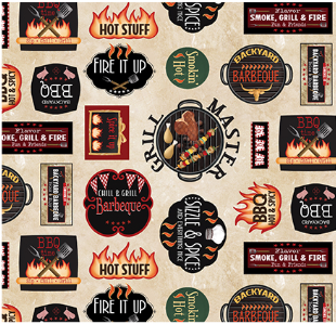 HOT STUFF SMOKIN' HOT SIGNS - ECRU