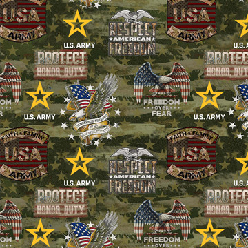 MILITARY ARMY CAMO FLAG