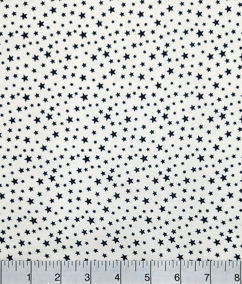 PATRIOTIC STARS WHITE/NAVY