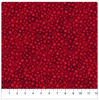 STARS AND STRIPES 14 STONEHENGE - TONAL STARS - RED