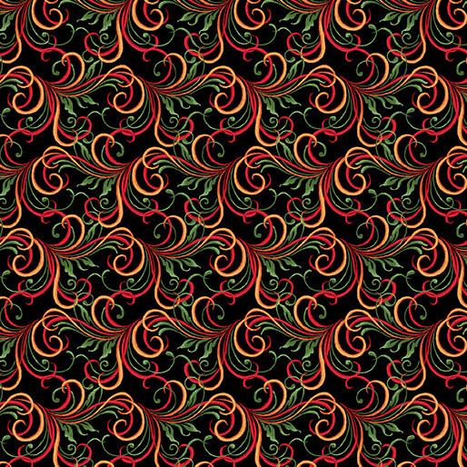 SWIRL ESSENCE - BLACK/MULTI