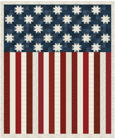 AMERICAN VALOR PANEL NAVY/RED