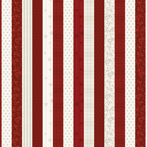 AMERICAN VALOR  PATRIOTIC STRIPES IN RED