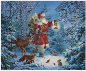 PICTURE A CHRISTMAS II SANTA AND HIS FRIENDS
