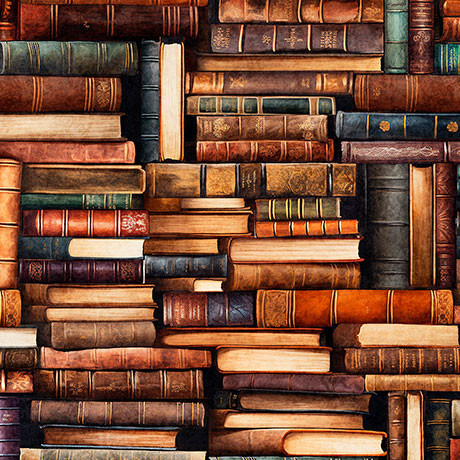 BOOK CLUB STACKED BOOKS