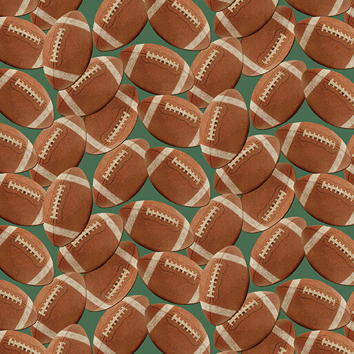 TOUCHDOWN FOOTBALL LEATHER - GREEN