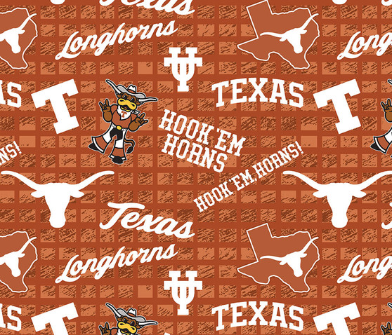 NCAA TEXAS ALL OVER WIDEBACK