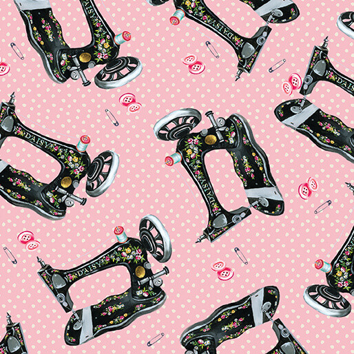 LOVE AND STITCHES - SEWING WITH DAISY - LIGHT PINK