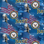 Navy Flag Print