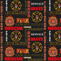 Firefighters Heather Print