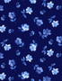 Tiny Blue Flowers Navy