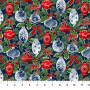 Christmas Traditions Ornaments on Navy