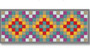 Mosaic Table Runner - TenSisters Handcraft (Digital Download)