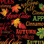 Cider House || Autumnal Words Black