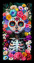 DAY OF THE DEAD CAT PANEL