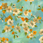 DOGWOO FLORAL AQUA