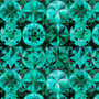 KALEIDOSCOPE PACKED CIRCLES TEAL