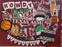 TEXAS A&M DOODLE PANEL