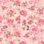 SEW SHABBY CHIC ROSES PINK