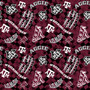 NCAA TEXAS A&M WINE CANVAS DUCK CLOTH