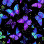 EVENING GLOW FLYING BUTTERFLIES