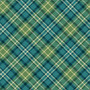 SWEET CHRISTMAS BIAS PLAID IN TEAL