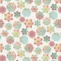 SWEET CHRISTMAS SNOWFLAKE TOSS IN CREAM