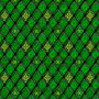 A STAR ABOVE STAINED GLASS LATTICE - GREEN