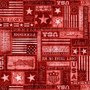 AMERICAN HERITAGE AMERICANA TEXT - RED