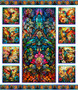 FLIGHT OF HUMMING BIRDS PANEL