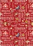 GREEN ACRES FARM WORD - RED
