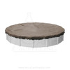 18 RD MESH TAUPE/BLACK COVER 4' OVLP