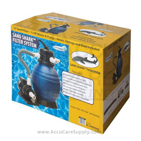 3/4 HP SAND SHARK SAND FILTER SYSTEM