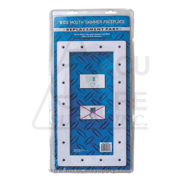 WIDE MOUTH SKIMMER FACEPLATE :c24
