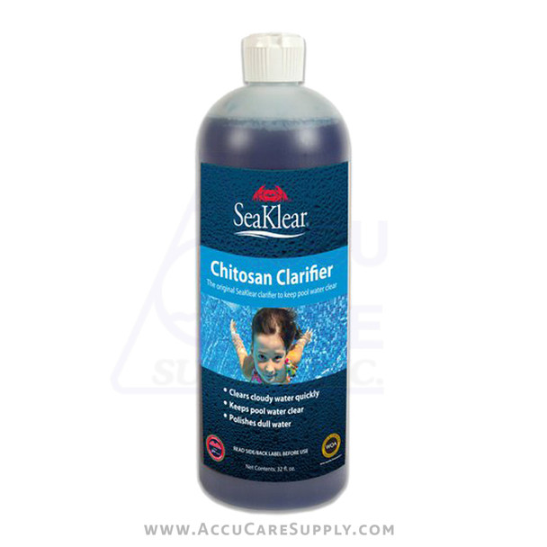 CHITOSAN CLARIFIER POOLS BLUE 1 QT :c12