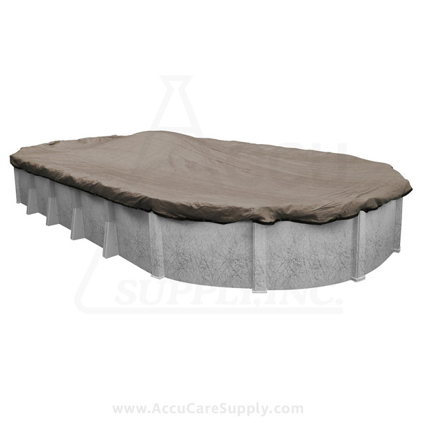 16x32 OVAL MESH TAUPE/BLACK COVER 4'OVLP