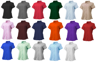 Ladies Fishing Short Sleeve
