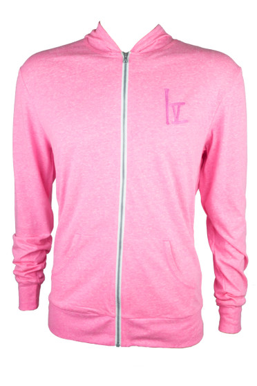 PINK ON PINK - Thin Zip Hoodie