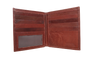 Bi Fold Tall Wallet - RED