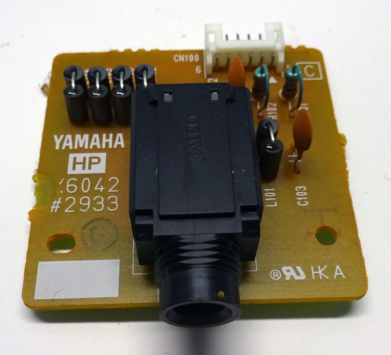 Yamaha Tyros2 Headphone Jack Board