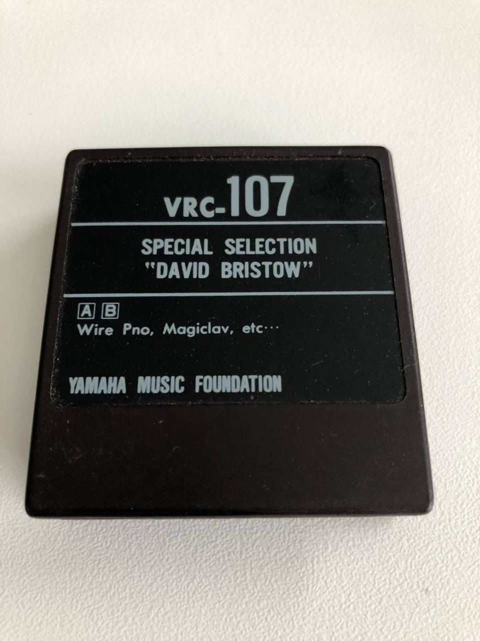 Yamaha DX7 Voice ROM Cartridge VRC-107 - Special Selection “David 