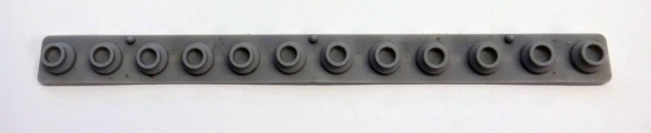 Casio CT-102, CT-640 12 Note Rubber Key Contact Strip