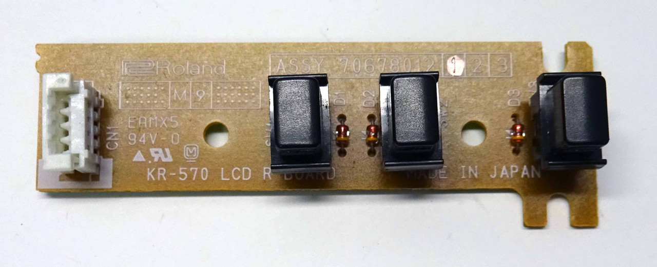 ROLAND KR-770 LCD R Board with Button Caps