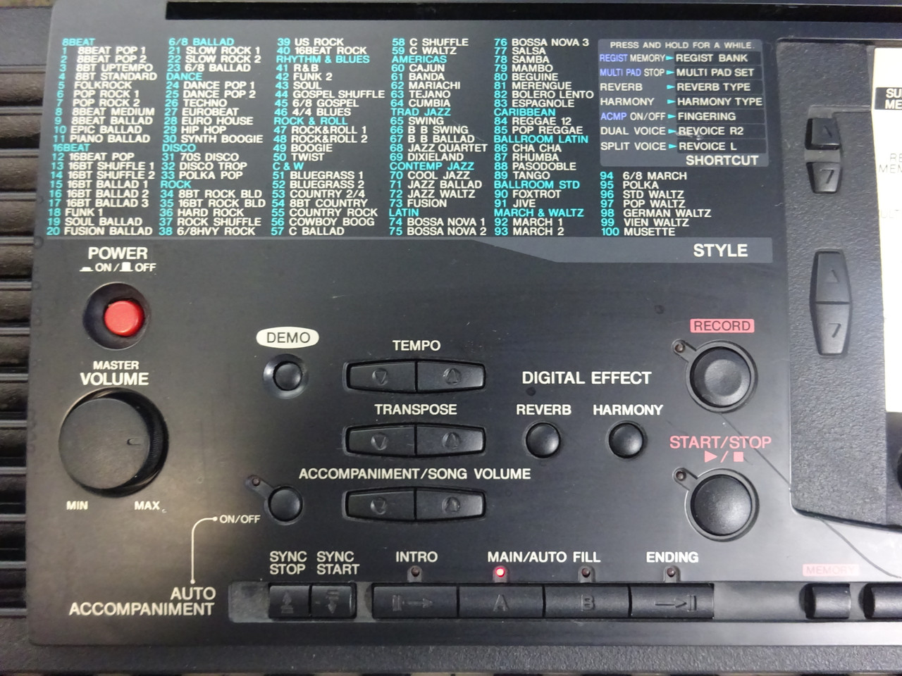 Yamaha PSR-330 Music Workstation