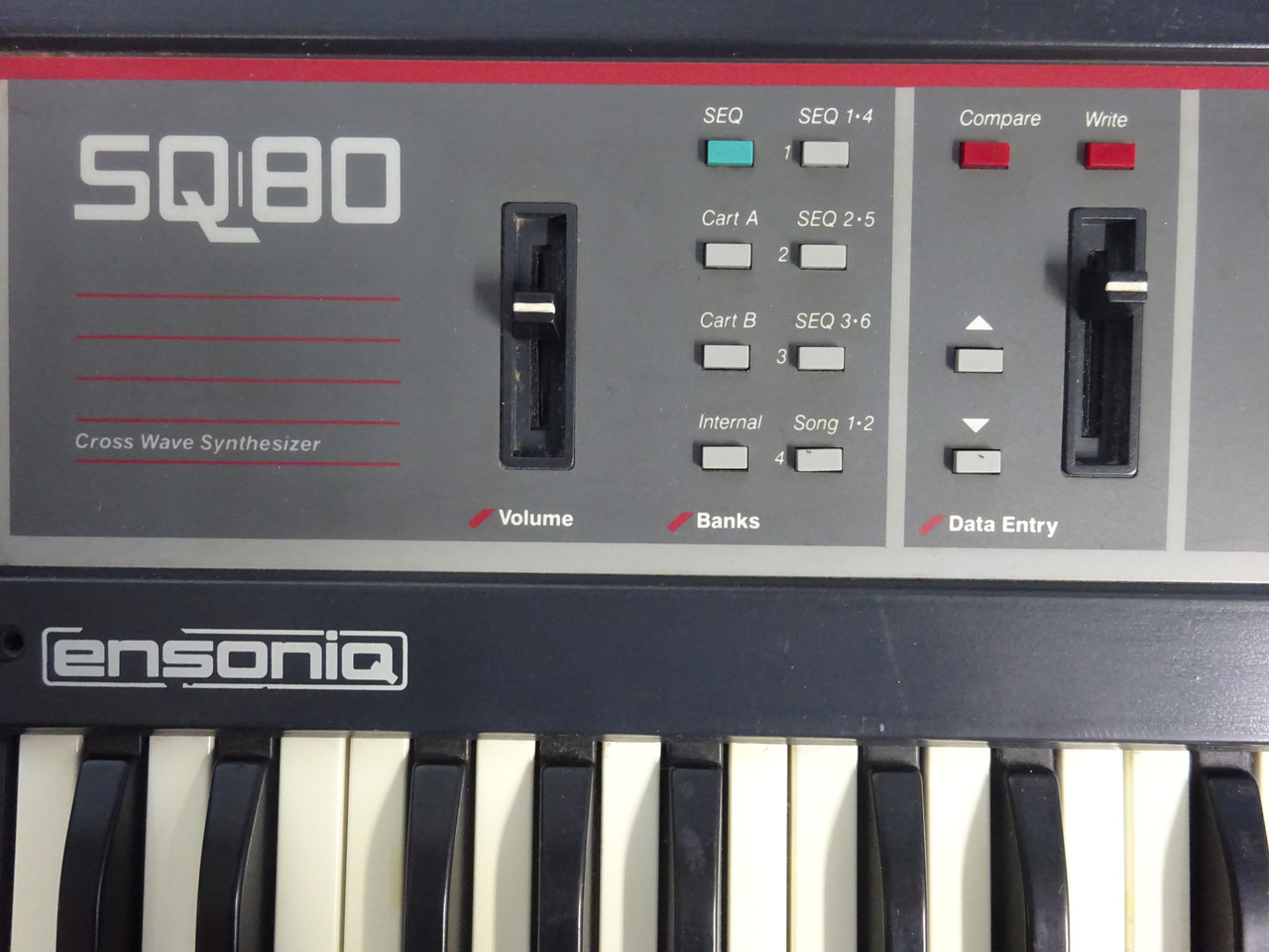 割引きensoniq シンセサイザー SQ80 61鍵 電子器 ジャンク 6-D039/1/180 その他