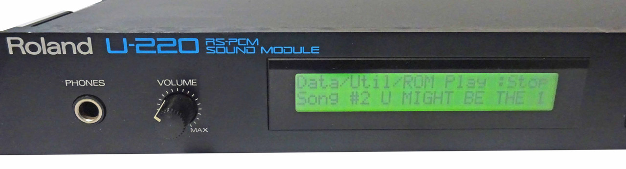 【低価得価】Roland　ローランド 　U-220 RS-PCM SOUND MODULE　サウンドモジュール 音源モジュール