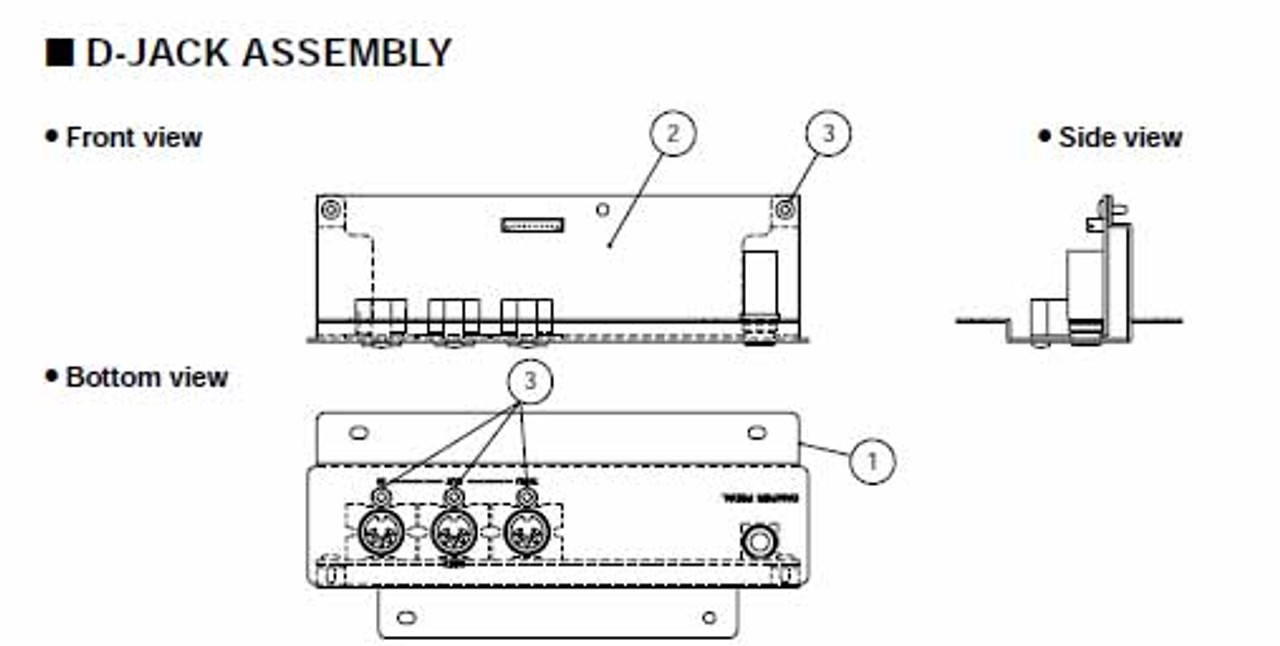 Yamaha YDP113 Djack Board