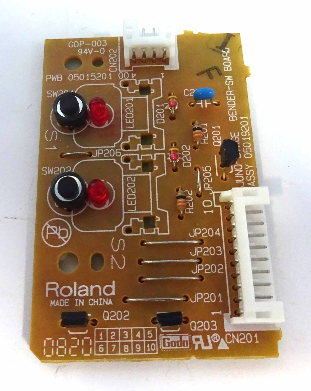 Roland Juno Stage Encoder/SW Board
